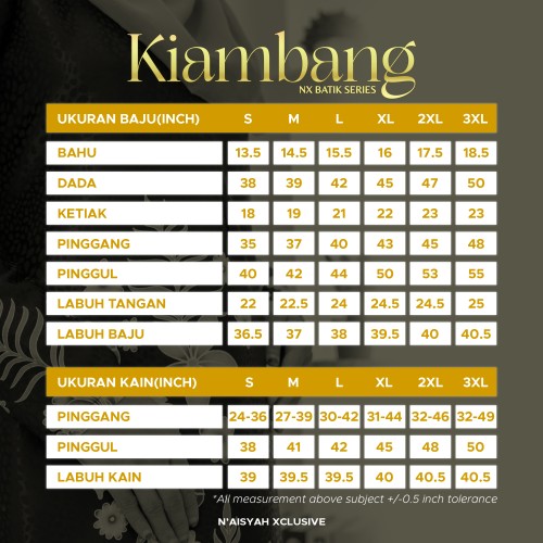 Batik Kiambang - White